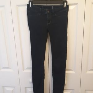 Hollister dark wash super skinny stretch Jean